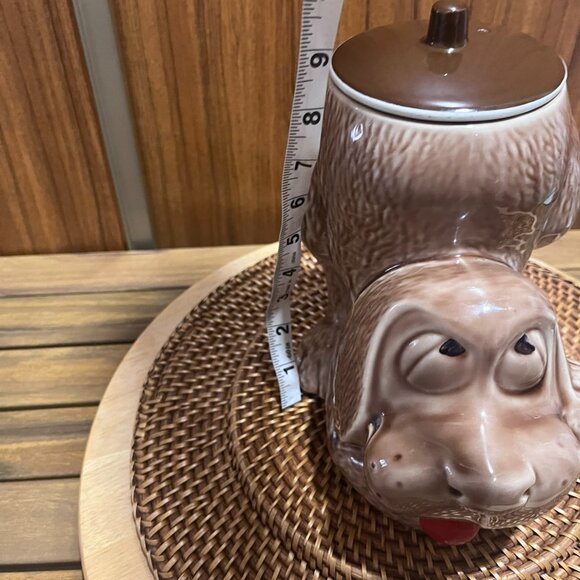 *Vintage McCoy Brown Hound Cookie Jar. Rare. - Picture 9 of 10